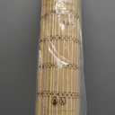 SEEYE Cordless Bamboo Blinds - Light Filtering Roller Shades, Natural Roman Blind, Easy to Install for Windows, Patio, Bedroom - 34" W x 64" H