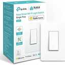 Kasa Apple HomeKit Smart Light Switch KS200, Single Pole, Neutral Wire Required, 2.4GHz Wi-Fi Light Switch Works with Siri, Alexa and Google Home, UL Certified, No Hub Required, White