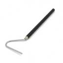 JIHAQUA Stainless Steel Extensible Snake Hook 39 inch, Retractable Reptile Hook, Pick-up Handling Tool (39 inch)