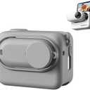 Fotoleey Accessory for Insta360 GO 3- Camera Sleeve and POD silicone case (grey)