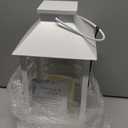 Memorial Lantern Bereavement Gifts in Memory of Loved One Memorial Gifts for Loss of Mother Loss of Father Remembrance Sympathy Gifts for Loss of Loved One with LED Candle and Remote (When Tomorrow Starts Without Me White)