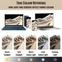 Waterproof Outdoor Curtain W52 x L84 - Grommet Top Sunlight Blocking Window Treatment Drapes Blackout Curtains for Home Bedroom Living Room Patio Porch Pergola Cabana Gazebo (Beige, 2 Panels)
