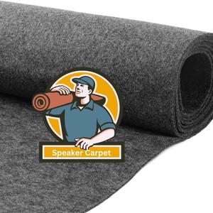 Speaker Box Carpet Car Sub Woofer Trunk Liner Felt Black Fabric for RV, Boat, Truck, Automotive Interior, Marine, Home Floor (36" x 78" Grey)
