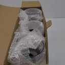 Umigy 1 Pcs Candy Dispenser Wall Mounted, Triple Dry Cereal Grain Dispenser Machine Wall Mount, Food Storage Container for Pantry Snack with 3 Cup for Kitchen, 39 oz (Gray)