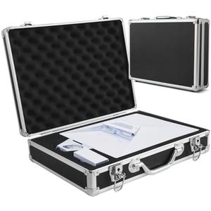 Starlink Mini Aluminum Hard Case,Waterproof Travel Portable Case fits Starlink Mini Dish Kit Perfectly Protection for Kickstand,Pipe Adapter,Cables,Power Supply&More-Dual Layer Shock,Thickened Corners