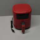 CHEFMAN 2 Qt Mini Air Fryer  Digital Space-Saving Compact Air Fryer with Nonstick and Dishwasher Safe Basket, Quick & Easy Meals in Minutes, Features Digital Timer and Shake Reminder  Red