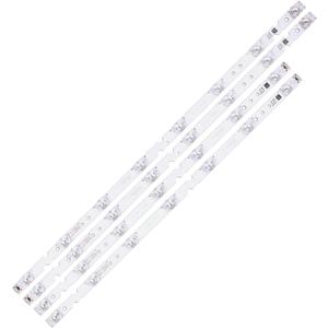 4 Pcs Led Backlight Strips Set Replacement for 55S421 55S423 55S425 4C-LB5508-HR02J 4C-LB5507-HR03J 4C-LB5508-HR03J 4C-LB5508-HR06J 55HR330M08A2 55HR330M07B2 55HR330M07A2 55D6