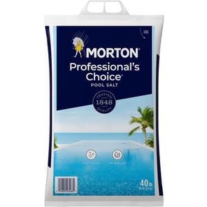 Morton Salt F134660000 Pro Pool Salt, 40 lb