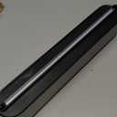 Aluminum Foil & Plastic Wrap Dispenser with Cutter - Magnetic & No-Drill Wall Mount, Stainless Steel Design, Space-Saving Kitchen organizer for Countertops & Cabinets - Fits 12" Rolls, Silver