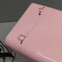 CUTIEWORLD Skincare Fridge - 4L Makeup Fridge for Refrigerating Makeup, Skincare and Food, Mini Fridge for Bedroom, Office and Car, Cooler and Warmer, Beverage Cooler, Leather Pink