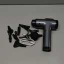 Massage Gun, Muscle Massage Gun for Athletes Handheld Electric Deep Tissue Back Massager, Percussion Massage Device for Pain Relief with 30 Speed Levels 9 Heads (Grey)