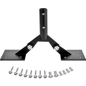 Weathervane Roof Mount,Weather Vanes for Yard Weather Station Mounting Pole Adjustable Thickened Wind Vane Bracket with Hardware