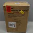 MoreFeel Collapsible Baby Bathtub for Newborn with Thermometer & 1 Hooded Towel & 1 Soft Floating Cushion,Portable Travel Bathtub with Drain Hole, Durable Foldable Baby Tubs for Infants to Toddler (Grey)