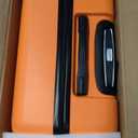 Suitour Luggage Sets 2 piece, Lightweigh Luggage Set with Spinner Wheels, 19/27 inch Travel Suitcase Set (Orange)