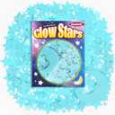 201 Pcs Glow in The Dark Stars Stickers for Ceiling, Toddler Stocking Stuffers Wall Room Decor Gifts, Luminous 3D Glowing Stars Easter Basket Stuffers for Kids Boys Girls - Blue
