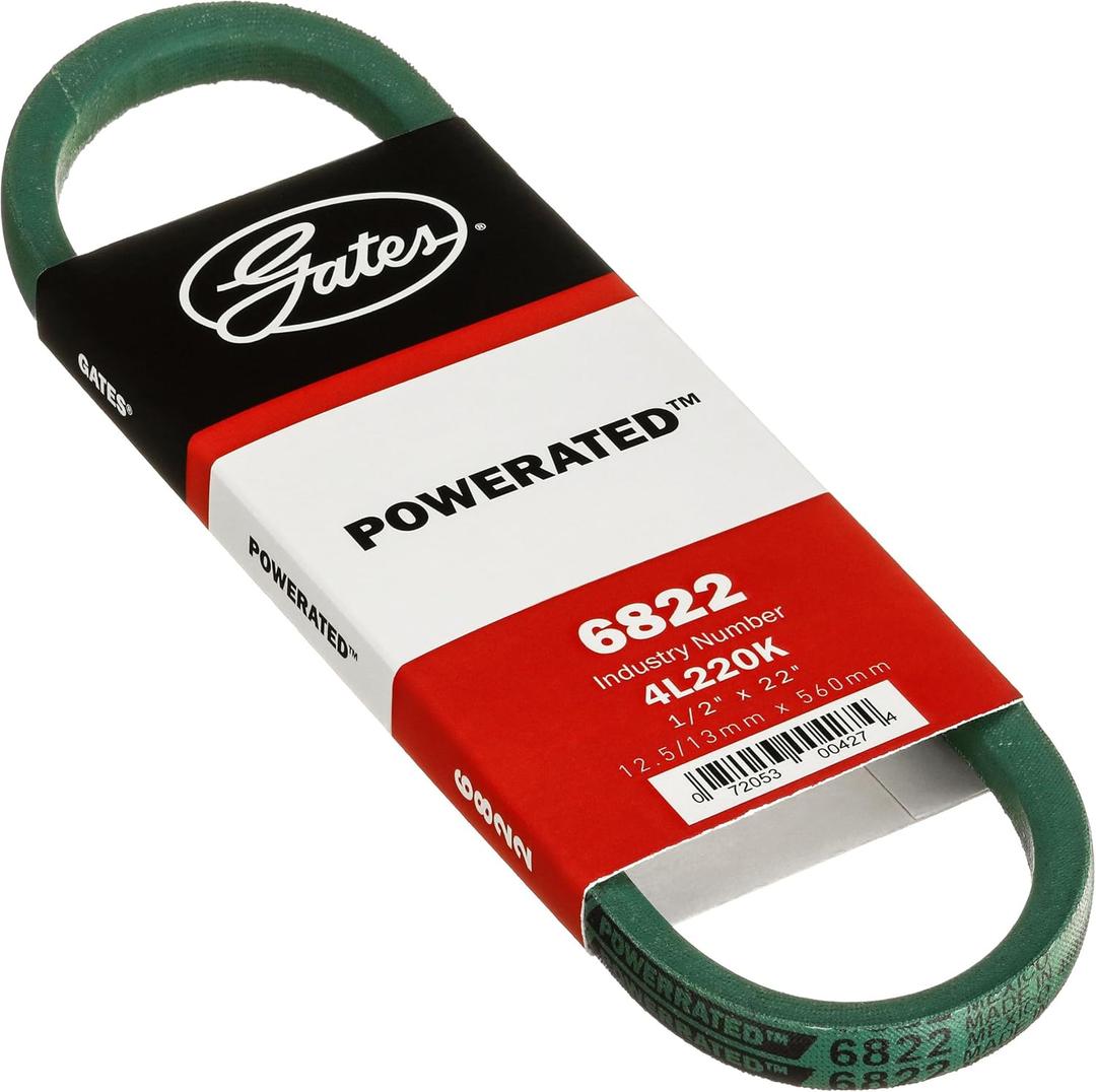 Gates 6822 1/2" X 22" PoweRated V-Belt