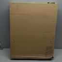 Lerliuo Large Printer Stand with Storage, 23.6"W x 18.9"D x 30.2"H, 5-Adjustable Shelf Heights Mobile 3 Tier Table with Lockable Wheels, Industrial Rolling Printer Cart, White Stands for Home Office