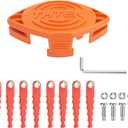 THTEN WA0007 Trimmer Blades Head Compatible with Worx WG115 WG116 WG117 WG118 WG119 WG124 Weed Eater String 18 Pack