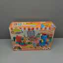 Crelloci 3 in 1 Color Dough Kitchen Creations Set, Ice Cream Spaghetti Burger Maker Machine, Art Crafts Food Modeling Toys, Accessories Tools Kit for Boys Girls Kids Toddlers Ages 3+ (12 Colors Dough)