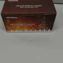 JMEXSUSS Connectable 100 LED Purple Christmas Lights Indoor, 8 Modes Plug in Purple String Lights Clear Wire, 33ft Christmas Tree Light Outdoor for Xmas Tree, Garden, Bedroom