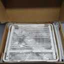 SYKIARIOL Rolling Storage Cart with Drawers,Utility Cart With 8 Drawers and Wooden Tabletop,Rolling Drawer Cart,Storage Drawer Cart for Living Room,Classroom,Bedroom,Bathroom,Dorm,Office,White, 12.6"D x 15.55"W x 31.02"H