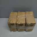 3 x TERESA'S COLLECTIONS Halloween Decorations LED Jack-O-Lantern Pumpkin Lantern Battery Operated,Cute Spooky Orange Metal Lantern with Candle for Home,Yard,Table Top,Trick Or Treat,Gifts for Party (Medium)