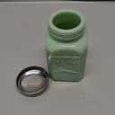 Tablecraft Salt Shaker with Metal Top, 2.5 x 2.5 x 4.5, Green