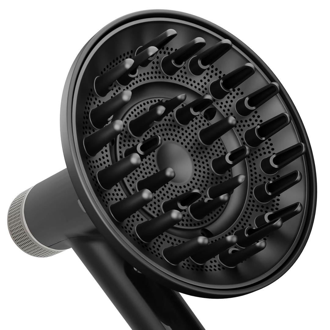Large Diffuser Attachment for Shark SpeedStyle Hair Dryer, Upgraded Bigger Diffuser for Shark Speed Style Pro/Pro Flex, Dryer Faster and Define Curls Hair, Black