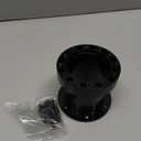 Steering Wheel Adapter Spacer, 3Inch Aluminium Steering Wheel Hub Spacer, Wheel Extension Adapter Kit (Black)