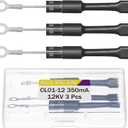 CL01-12 Microwave Diode 0.35A 12KV High Voltage Oven Rectifier Diodes 0.35 Amp 12 Kilovolt Repair Part Compatible for T3512 3512 HVM12 512H WB27X10930 DE91-70063D LG 6851W1A002E(Pack of 3Pcs)