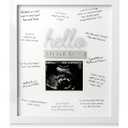 Pearhead Hello Little One Guest Signature Frame, Baby Shower Alternative Guest Book, Sonogram Ultrasound Photo Frame (Signature Sonogram Frame)