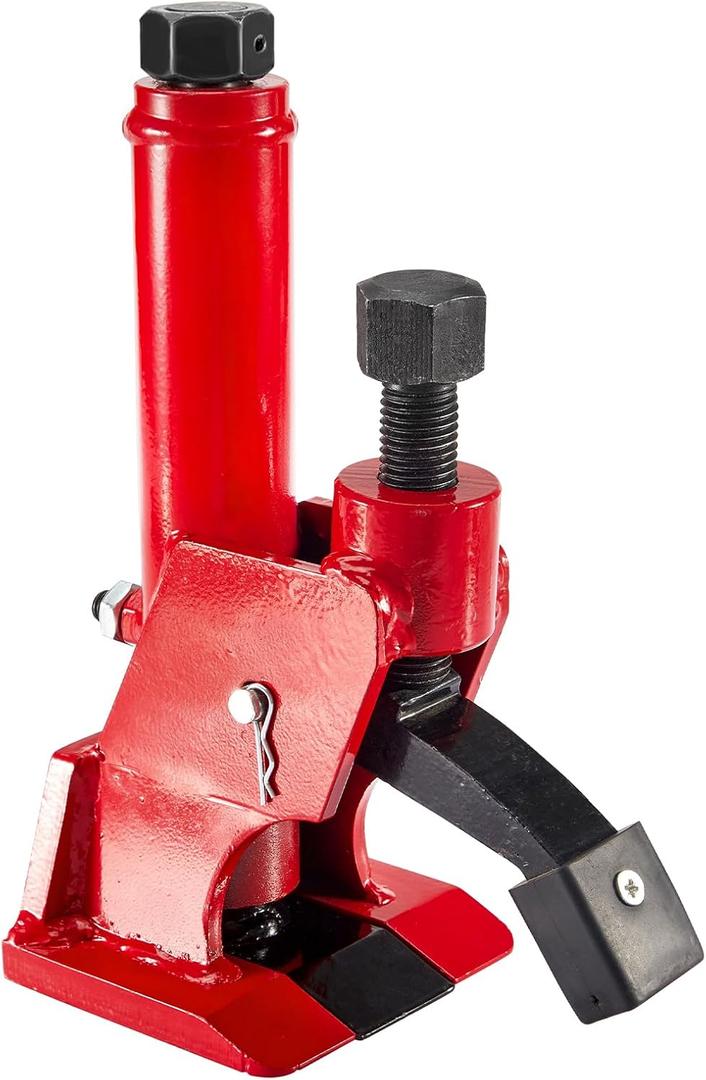 CarBole Upgraded Manual Tire Bead Breaker, 38"-42" Tires Changer Tool for Tractors Trucks Cars ATVs UTVs Heavy-Duty Vehicles (RED with Rubber Pad)