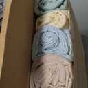 4-Pack Muslin Swaddle Blankets for Boys, Girls - Organic Baby Swaddles for Newborns, Soft & Breathable Receiving Baby Blankets for Girl, Boy, Neutral, Newborn Essentials Gift (Mirage)