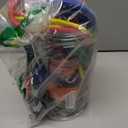 HORUSDY 31-Piece Premium Bungee Cords Assortment Jar, Includes 10,18,24,32,40 Bungee Cords, 6 Zip Ties, 8Canopy/Tarp Ball Ties and Crocodile Mouth Tarp Clips