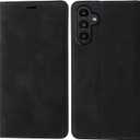 ZZXX for Samsung Galaxy A13 5G Case Wallet with [RFID Blocking] Card Slot Photo Fram Kickstand Magnetic Soft Leather Flip Fold Case for Samsung Galaxy A13 5G Wallet Case(Black-6.5 inch)