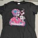 Overstimulated Moms Club Neurodivergent Mom Mental Health T-Shirt (Black, M)