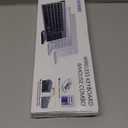 Wireless Keyboard and Mouse Ultra Slim Combo, TopMate 2.4G Silent Compact USB 2400DPI Mouse and Scissor Switch Keyboard Set with Cover, Batteries Included, for PC/Laptop/Windows/Mac - Gray Black