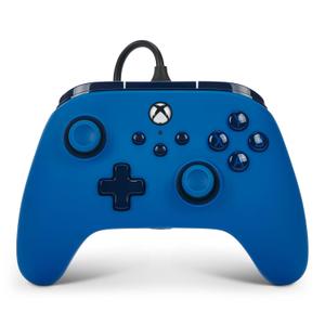 PowerA Advantage Wired Controller for Xbox Series X|S - Blue, Xbox Controller with Detachable 10ft USB-C Cable, Mappable Buttons, Trigger Locks and Rumble Motors, Officially Licensed for Xbox