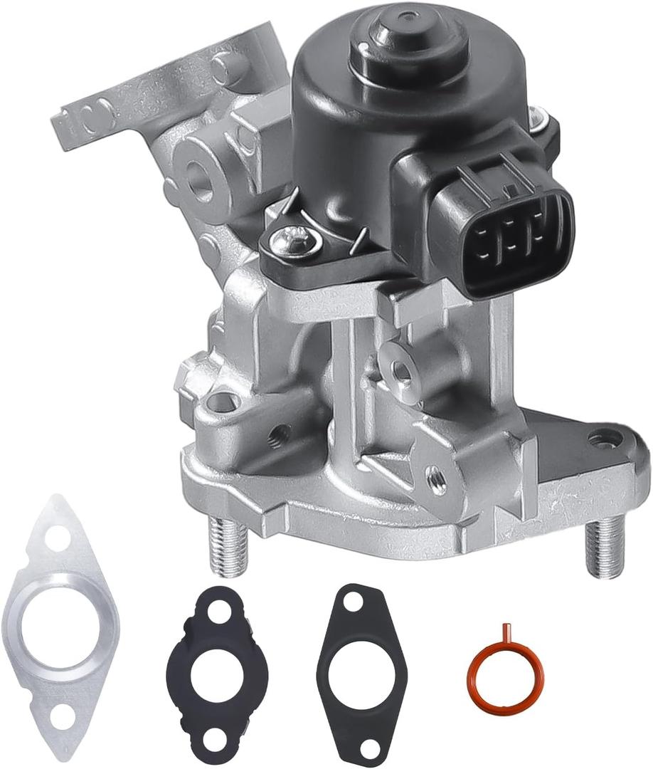 EGR Valve 25620-37120 For L-exus CT200H 2011-2017, For T-oyota Prius 2010-2015, For Prius V 2012-2018 -1.8L L4 Engine, Replace# 04004-58137 EGV1235