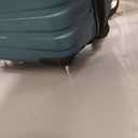 U.S. Traveler Boren Expandable Hardside Rugged Travel Luggage with 8 Spinner Wheels, Teal, Checked-Large 30-Inch