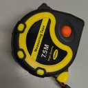 Relaxweex Left Handed Tape Measure with Rubber Reading from Right to Left Measure 25ft