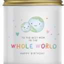 Lacrima Mom Birthday Gifts from Daughter Son, Lavender Candle Gift