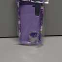 for Galaxy S24 Case,3 in 1 Oil Painting Flower Pattern Heavy Duty Shockproof Protection Silicone Rubber Bumper+Hard Plastic Hybrid Protective Cover for Samsung S24 6.2",Purple