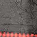 WKFAMOUT 0 Degree Double Sleeping Bag for Adults Queen Size 2 Person Sleeping Bag for Cold Weather with Compression Sack for Car Camping, Hunting and Tent Camp (BLACK)