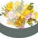 13Pack Round Wall Mirror Tiles Set, Self Adhesive Acrylic Round Mirror Centerpieces for Table Circle Mirror Tray Candle Plate for Wedding Table Birthday Party Home Room Decor (10inch, 12inch)