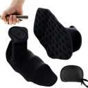 Weight Lifting Grips Rubber Gym Weightlifting Anti-Slip Workout Grips Fingerless Gym Gloves Hand Palm Protection Gloves for Training and Exercise,Deadlift,Pull Up