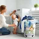 Cartoon Baby Laundry Basket Boys Room Decor Elephant Giraffe Hampers Boys Hamper Clothes Toy Storage Bin Jungle Decor (Animal)