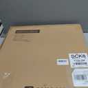 Snughome Cat Litter Box Enclosure Furniture Hidden with Litter Mat, Hidden Cat Washroom Furniture with Door, Handwoven Rattan Cat Washroom Box, Indoor Pet House for Living Room, Bedroom (Brown) (20.87"L x 16.93"W x 22.44"H)