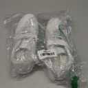 BAXINIER Girls White Cheerleading Dance Shoes Athletic Training Tennis Breathable Youth Competition Cheer Sneakers (4 Big Kid)