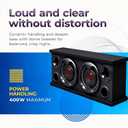 6.5 Speakers,2-Way Car Speakers,Door Speaker,Car Audio Tweeters,Speaker System Full Range,400W Max,4 Ohm,Wide Frequency Response,Enhanced Bass,Coaxial,Car Stereo System